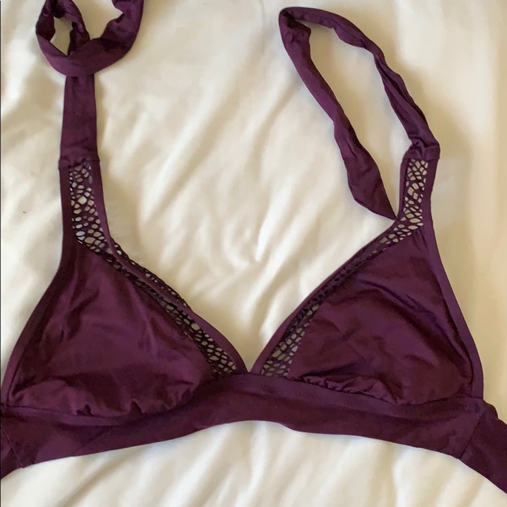 Purple bikini top size small